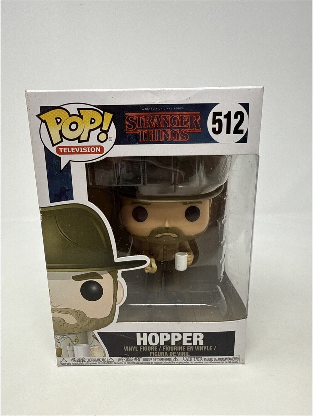 Funko Pop! Vinyl Stranger Things Hopper #512 Television Vinyl Figure